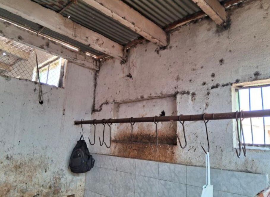 Este es el panorama actual del camal. Dos semanas lleva cerrado.