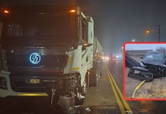Trujillo: Choque entre camión cisterna y automóvil deja un conductor herido