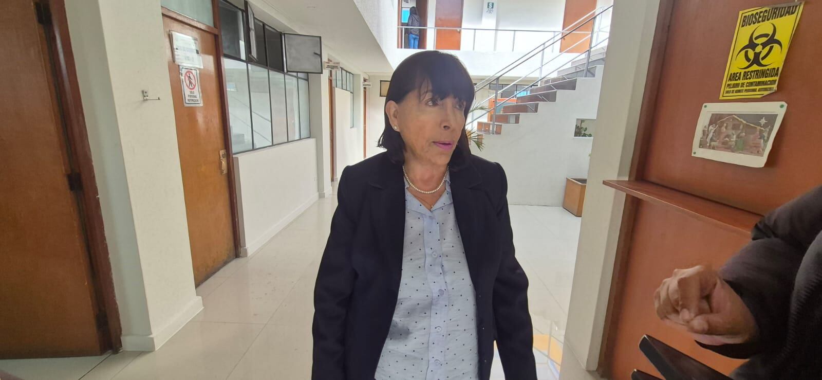 Emiliana Aro, directora de Salud Ambiental de la Gerencia Regional de Salud de Arequipa. (Foto: Pedro Torres/@photo.gec)