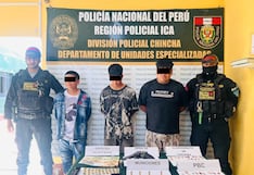 Chincha: intervienen a “Los patrones del sur chico” con arma, municiones y drogas