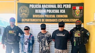 Chincha: intervienen a “Los patrones del sur chico” con arma, municiones y drogas