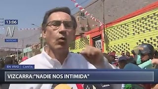 Martín Vizcarra: A sangre y fuego no se sacará ningún proyecto