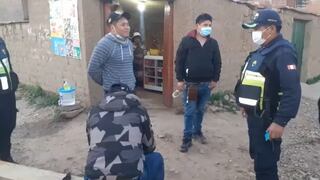 Sujetos ebrios acusados de agredir a un transeúnte fueron detenidos por serenazgo en Puno