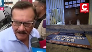 Ministro del Interior visita colegio de Los Olivos tras atentado con explosivo (VIDEO)