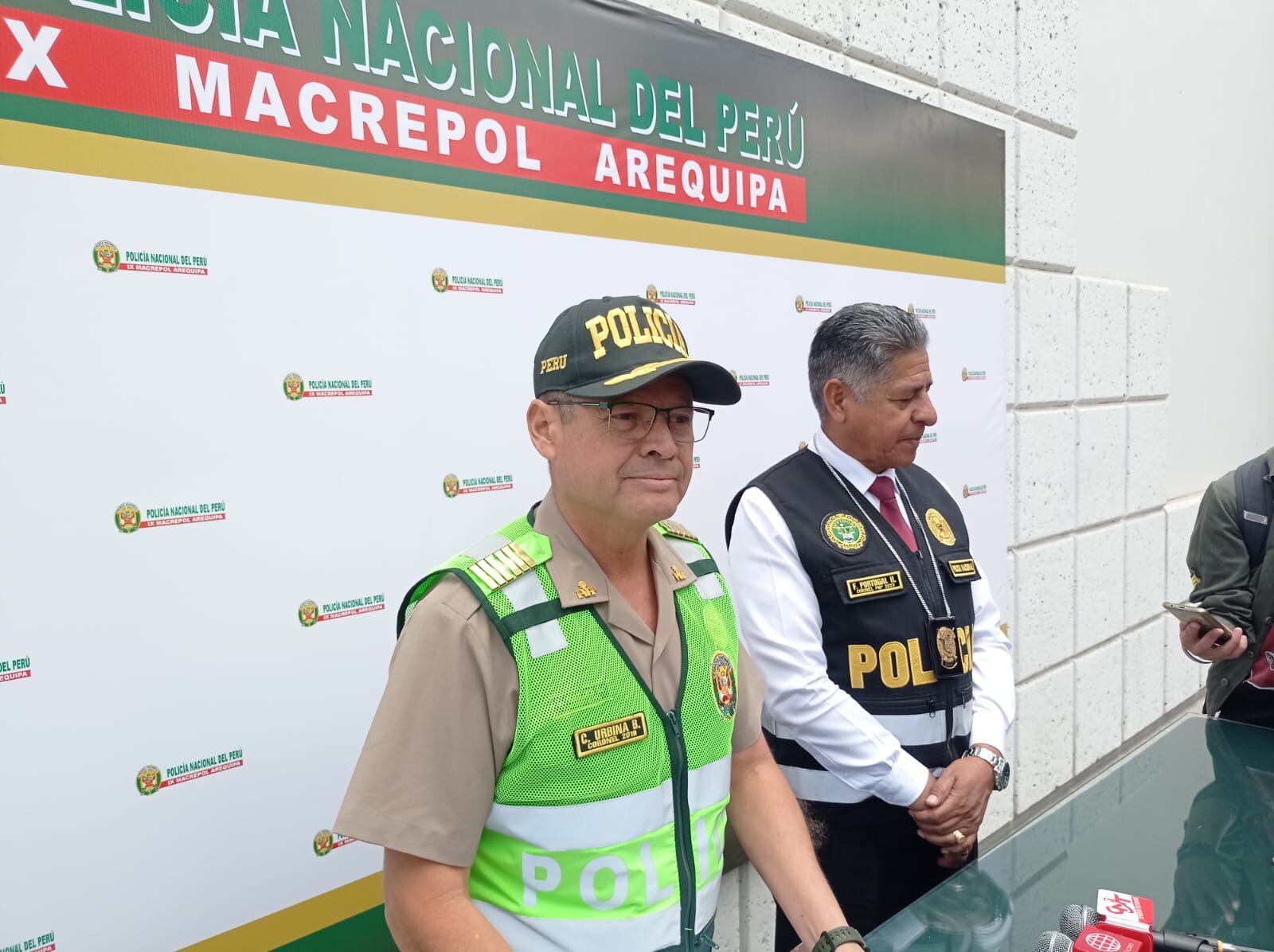 Coronel de la Policía informó sobre los últimos casos investigados por la Policía en Arequipa. (Foto: GEC)