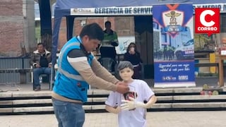 Huancayo: Demostración del Codisec Chilca evidencia los graves riesgos de la pirotecnia informal (VIDEO)