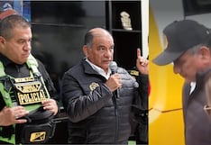 Ministro del Interior evita responder sobre cuestionamientos de transportistas al plan Escudo