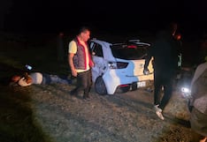 Choque frontal de vehículos en la Panamericana Sur deja seis personas heridas