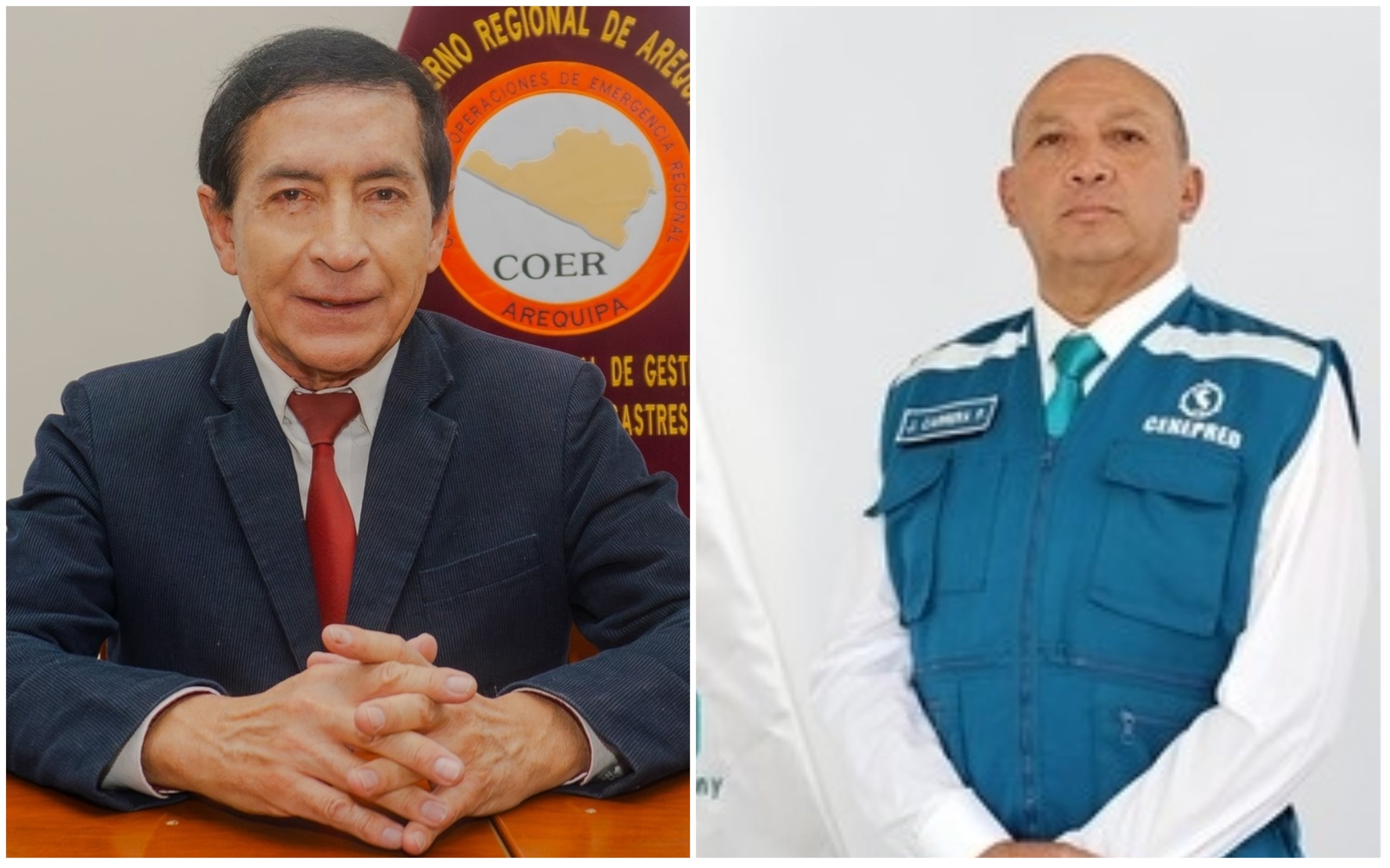 Cambio en la gerencia de Gerencia de Gestión de Riesgos en el Gobierno Regional de Arequipa (Foto: composición)