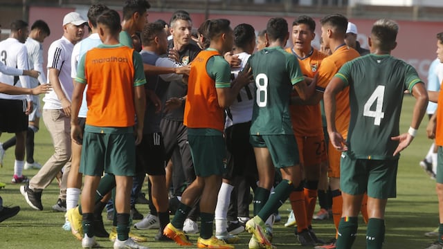 Bronca en el Perú vs Bolivia: Expulsan a cuatro jugadores (VIDEO)