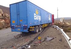 Arequipa: Dos personas heridas tras choque entre camiones en Caravelí