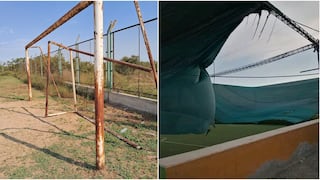 Pisco: abandono total a la infraestructura deportiva en el distrito de Independencia