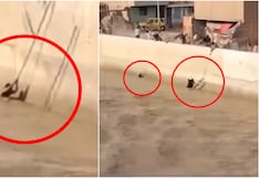 Dos personas sobreviven tras caer al río Ica y ser arrastradas por kilómetros