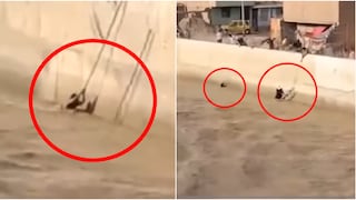 Dos personas sobreviven tras caer al río Ica y ser arrastradas por kilómetros