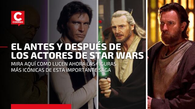 Star Wars: los actores de la saga original y sus precuelas, antes y después de sus papeles
