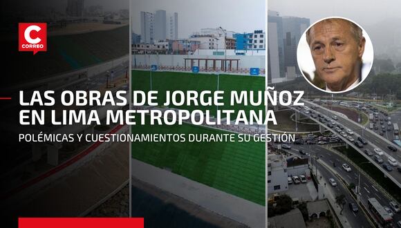 Jorge Muñoz: recuerda sus polémicas y cuestionadas obras en su gestión