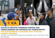 Ica: sentencian a trabajadores de transporte por negar pase libre a persona con discapacidad