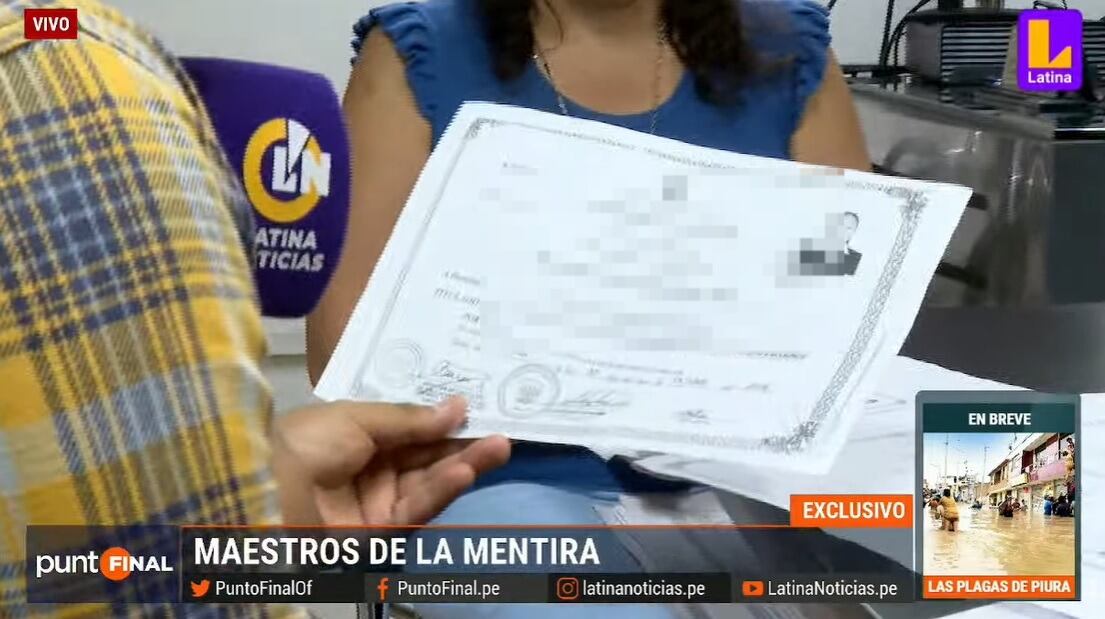 Profesores con títulos falsos