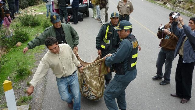 Camioneta vuelca en Tarma y deja un muerto y cuatro heridos 