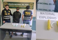 Chincha: capturan a alias “diablo” con droga y dos cartuchos de dinamita en Pueblo Nuevo