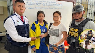 Piura: Serenos de Castilla recuperan celular robado a una escolar