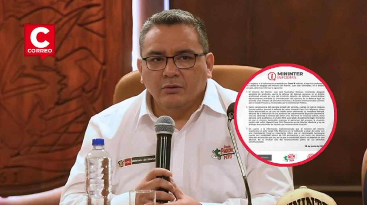 Mininter emitió comunicado.