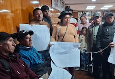 Huancayo: Se encadenan y exigen ejecución de obras