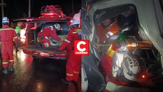 La Oroya: Choque frontal deja un muerto y dos heridos en la Carretera Central (VIDEO)