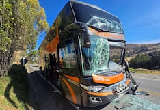 Jauja: bus interprovincial choca contra camión y deja un conductor herido en la Carretera Central