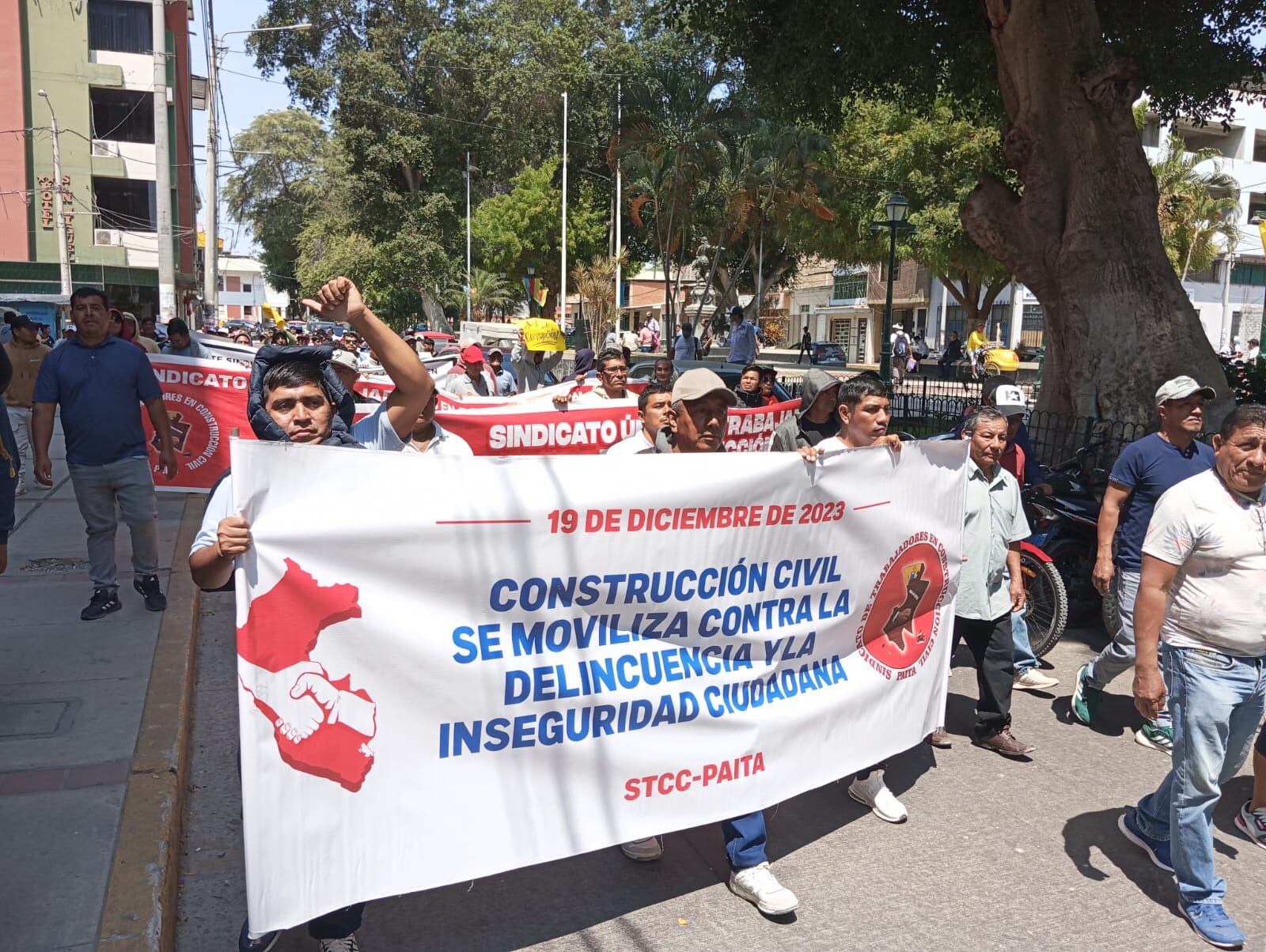 Exigen también que la Dirección Regional de Trabajo ya no emita más resoluciones sobre la formación de sindicatos de construcción civil en la región Piura.