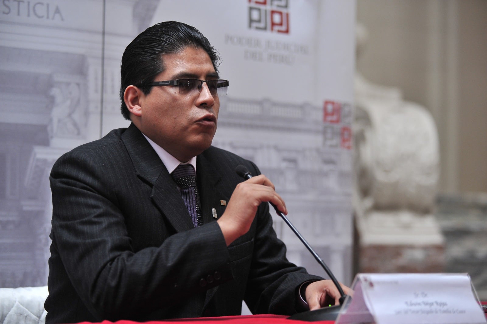 Edwin Béjar Rojas fue destacado por la ONU como el primer juez con discapacidad visual de América Latina (Foto: Archivo GEC)