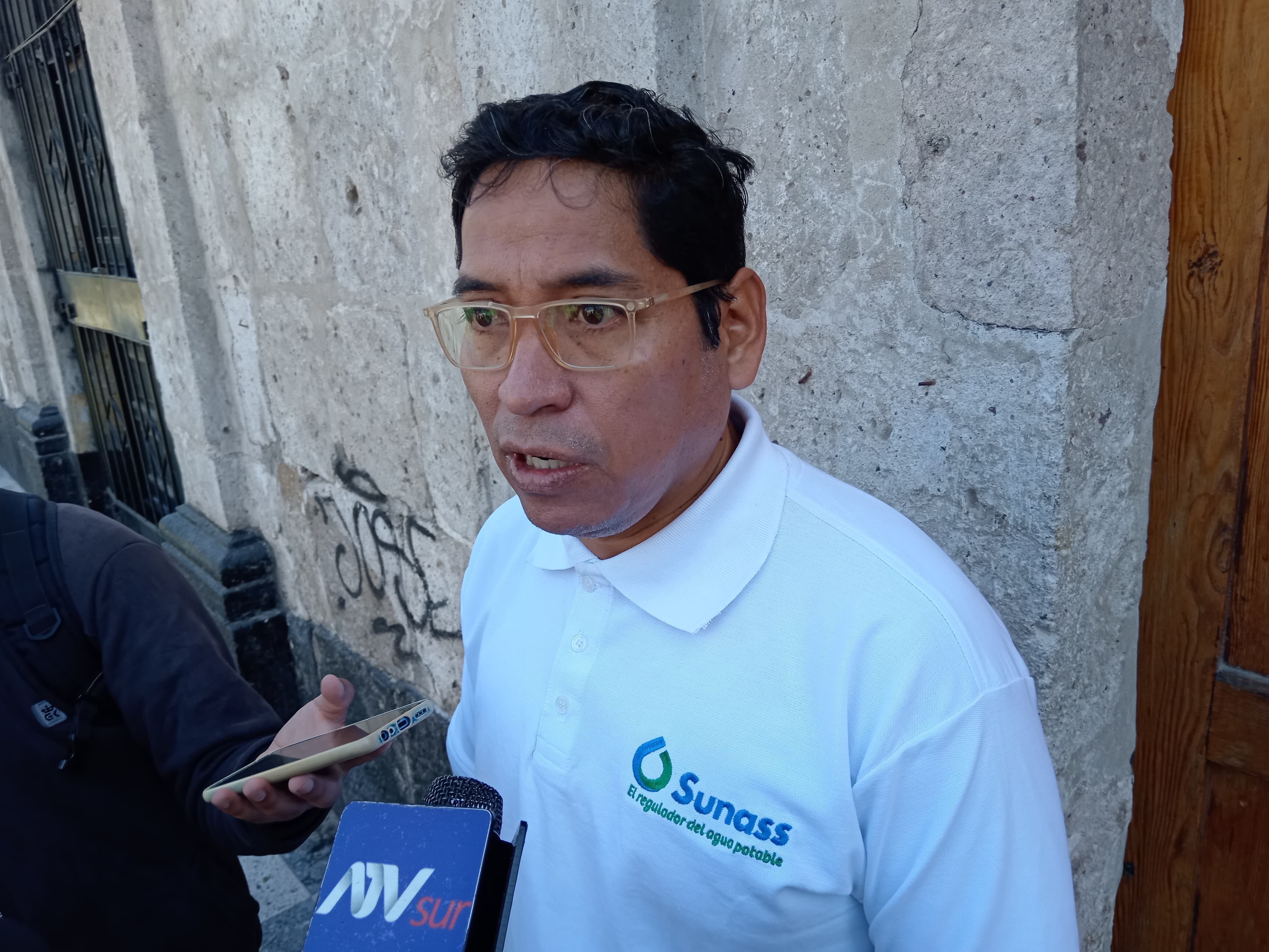 Jefe de la Oficina Desconcentrada de Servicios de SUNASS en Arequipa, Saúl Alire. Foto: GEC.