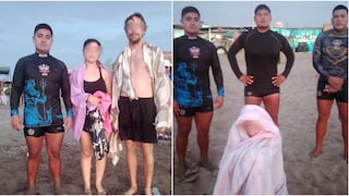 Chincha: salvan a holandés y eslovaco de morir ahogados en playa El Socorro