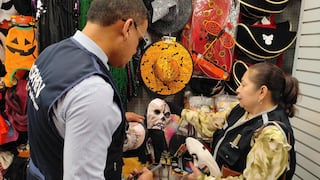 Ica: inmovilizan máscaras y vinchas de Halloween por sospecha de toxicidad durante operativo