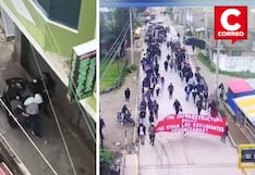 Protesta estudiantil en la Universidad de Huancavelica por obras inconclusas termina con violencia