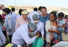 Ica: realizan campaña de fluorización y salud bucal para menores de La Tierra Prometida
