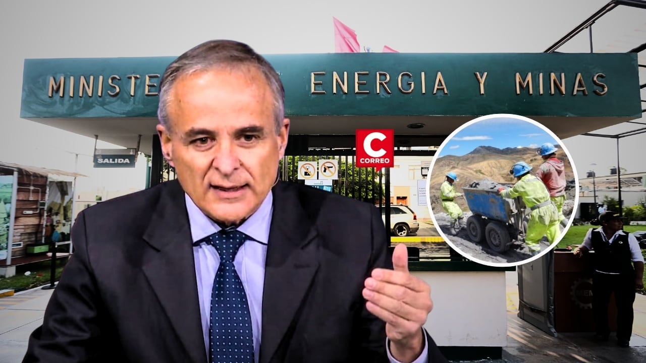 Exministro Montero respalda propuesta del Minem y afirma que los 50 mil mineros depurados no volverán al Reinfo. Composición: Diario Correo.