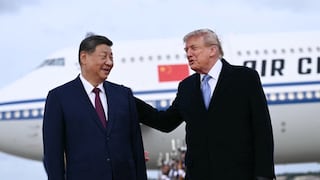 Donald Trump recibe a Xi Jinping en su llegada a Estados Unidos