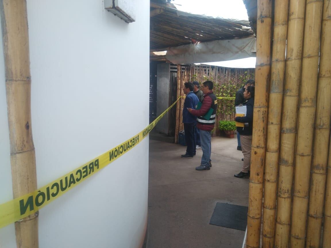 Integrantes del Ministerio Público realizaron las diligencias correspondientes por el deceso de Hernando Guerra García. (Foto: Fiscalía)