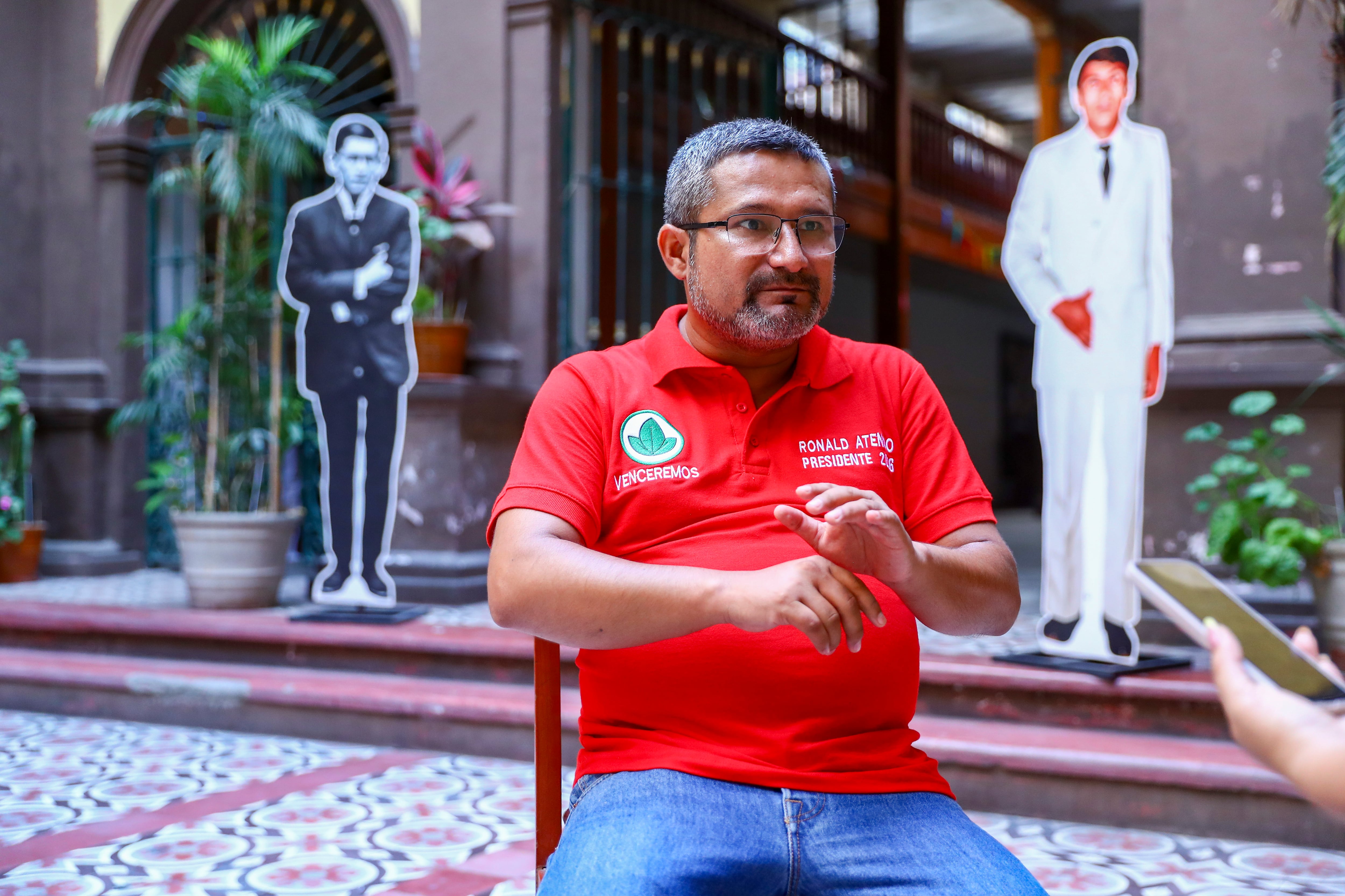 Ronald Atencio es el candidato presidencial de la Alianza Venceremos. (Foto: Gian Ávila/GEC)