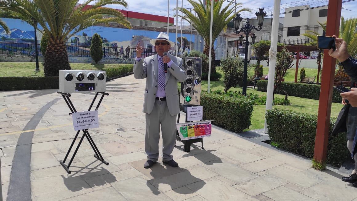 Presentan sensor solar en Arequipa. Foto: GEC