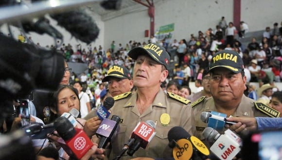Jefe de la IX Macro Región Policial (Macrepol) Arequipa, general PNP Colin Sim Galván. (Foto: GEC)
