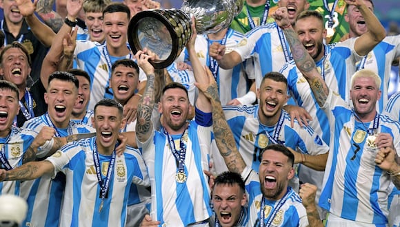 Argentina venció 1-0 a Colombia en la final de la Copa América 2024. (Foto: AFP)