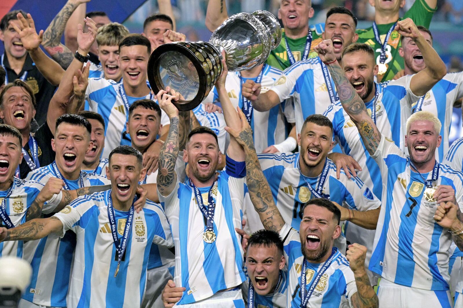 Argentina venció 1-0 a Colombia en la final de la Copa América 2024. (Foto: AFP)