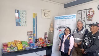 Arequipa: Decomisaron 100 kilos de productos pirotécnicos no autorizados