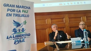 Marcha por la paz y seguridad en Trujillo