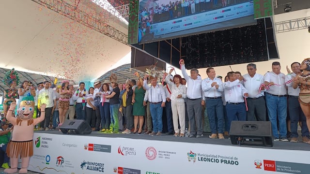 Ministros, gobernadores regionales, alcaldes y emprendedores presentes en Expoamazónica 2023