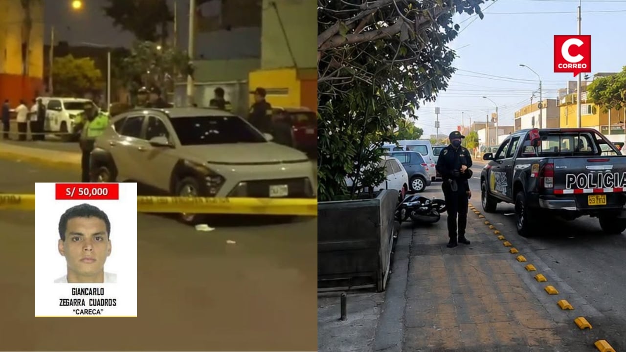 Callao: asesinan a balazos a alias ‘Careca’ mientras conducía por la avenida José Gálvez. Composición: Diario Correo.