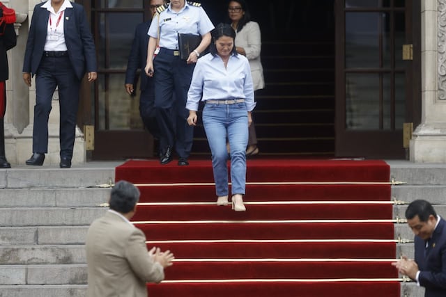Keiko Fujimori participó en la ceremonia por el Día Nacional de la Persona Adulta Mayor (Foto: Mario Zapata/GEC)
