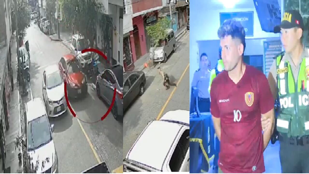 Extranjero fue detenido. (Captura; Canal N)